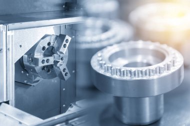 Vida dişi yapma Cnc Torna Makinesi