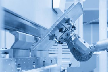 Metal sac teslim için robot 