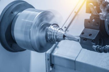 Metal konik şekil sondaj Cnc Torna Makinesi