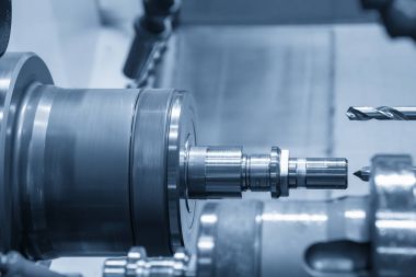 Çelik şaft kesme Cnc Torna Makinesi 