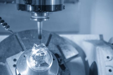 Tablo tilt türü 5 eksenli Cnc freze makinesi 