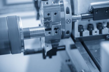 İplik kesme Cnc Torna veya Torna Makinesi bir