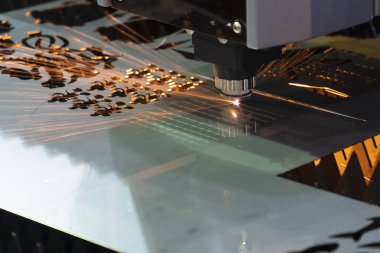 Cnc Lazer Kesim Makinası Close-Up