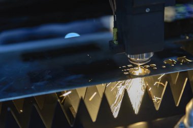 Cnc Lazer Kesim Makinası Close-Up