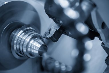 Cnc Torna makinesi veya dönüm makine metal koni kesme 