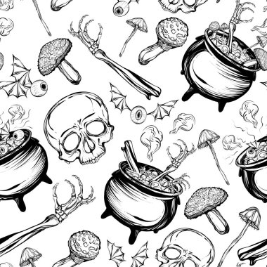 Cadılar Bayramı. Seamless modeli