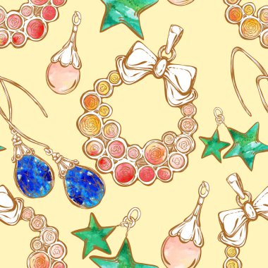 Takı, moda Dikişsiz desen