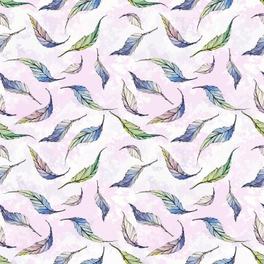 tüyler, suluboya, desen