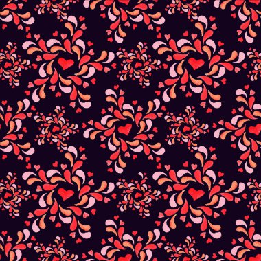 Suluboya Sevgililer günü arka plan