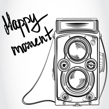 Retro fotoğraf makinesi