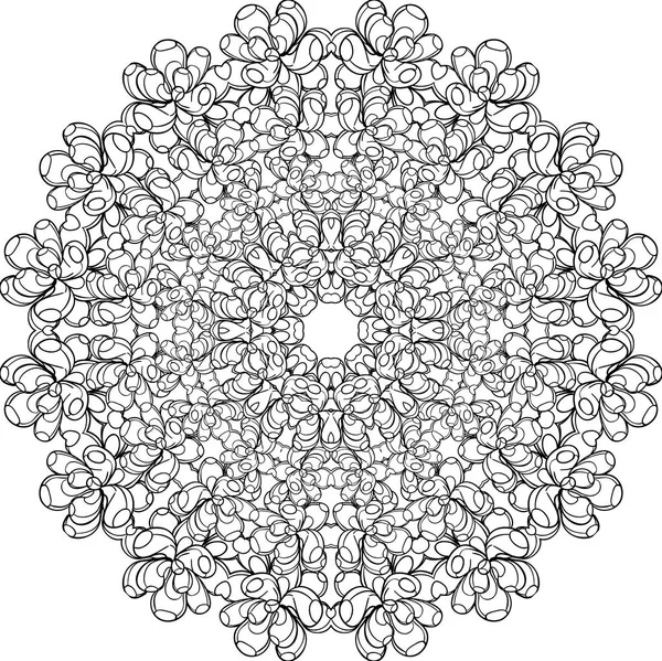 Mandala, suculente. model circular — Vector de stoc