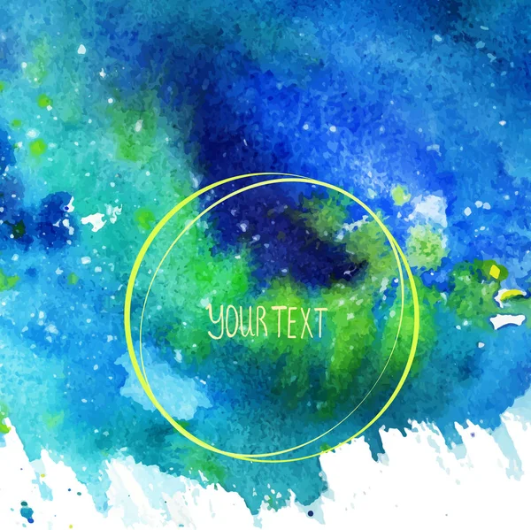 Aquarell abstrakter Hintergrund — Stockvektor