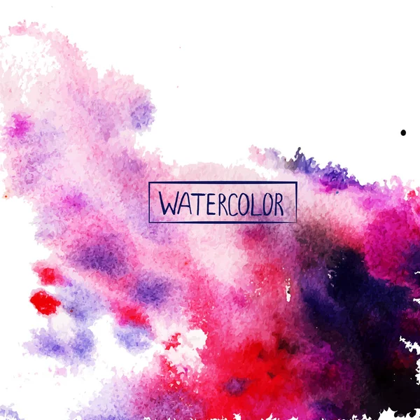 Watercolor, beautiful abstract background — Stock Vector