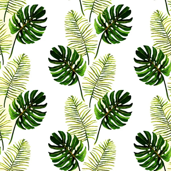 Palme, motif sans couture — Image vectorielle