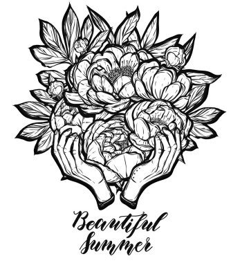 Elinde Peonies buket