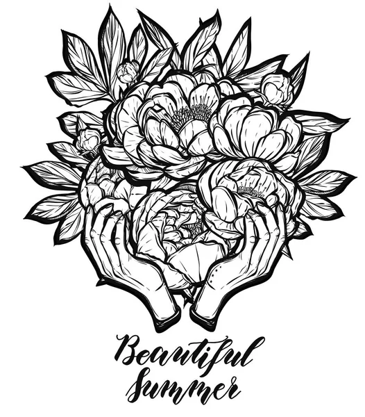 Elinde Peonies buket