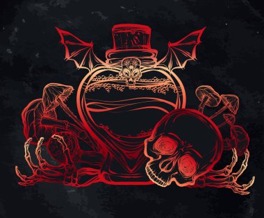 İksir, mantar, kabak, kemik