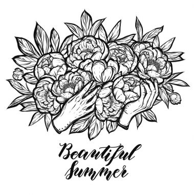 Elinde Peonies buket