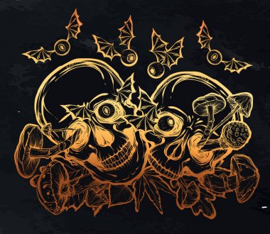 Halloween.Skulls,prints