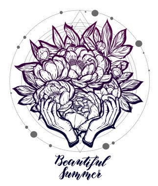 Elinde Peonies buket