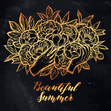 Elinde Peonies buket