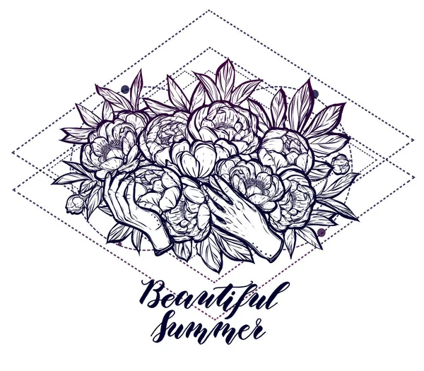 Elinde Peonies buket