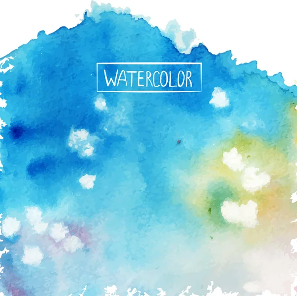 Watercolor, beautiful abstract background — Stock Vector