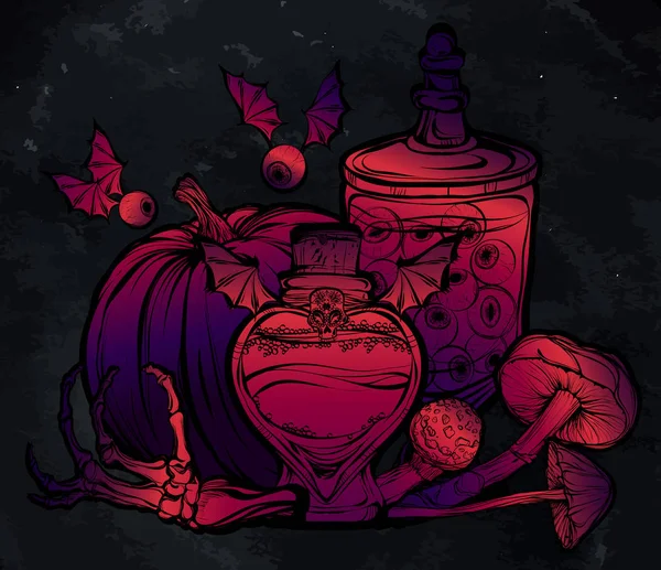 İksir, mantar, kabak, kemik