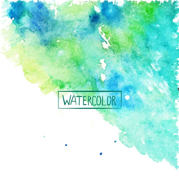 Aquarela, belo fundo abstrato — Vetor de Stock