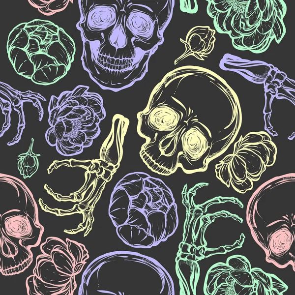 Kafatasları, Şakayık, kemikleri illüstrasyon