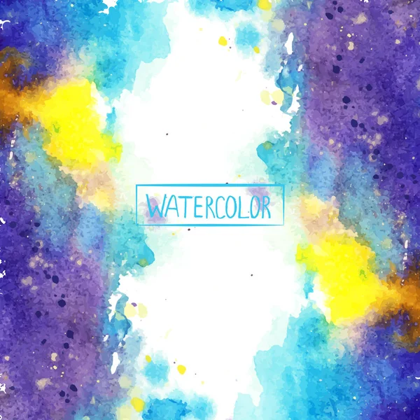 Aquarela, belo fundo abstrato — Vetor de Stock