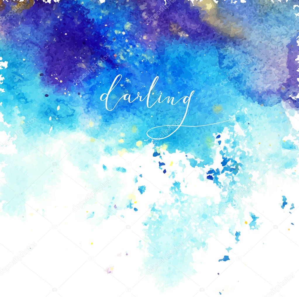 watercolor, beautiful abstract background