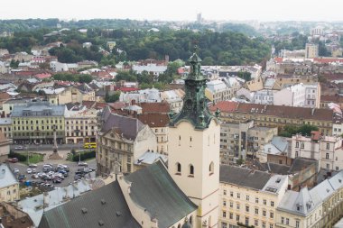 Budapeşte din mimarisinin havadan görünümü