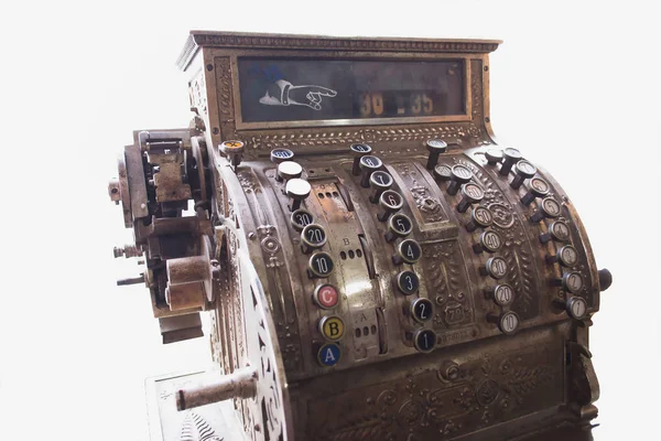 Old retro cash machine — Stock Photo, Image