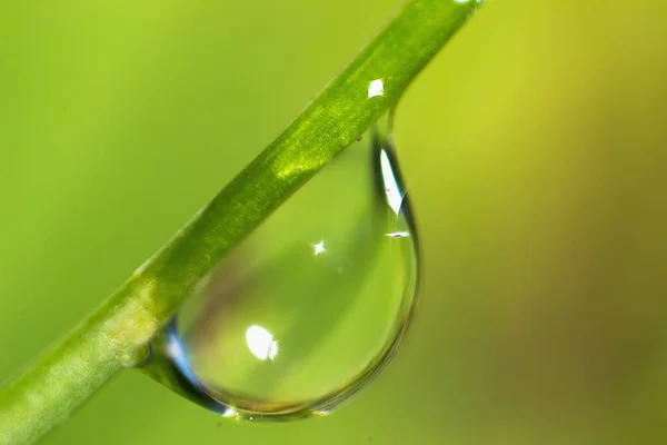 Gota de água de perto — Fotografia de Stock