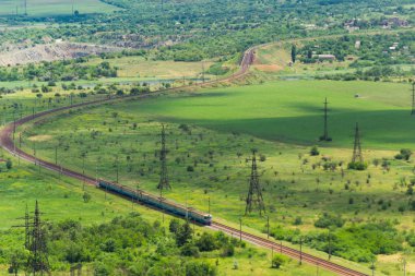 Krivoy Rog manzara havadan görünümü
