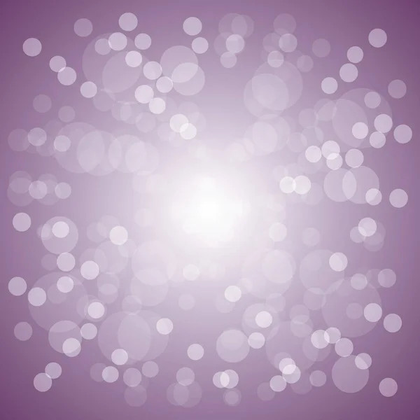 Fond Violet Avec Lumière Abstraite Bokeh Brillant — Image vectorielle