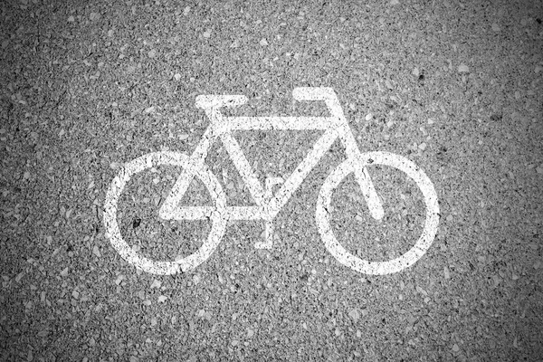 Bisiklet şeritli Bisiklet binici için. Bisiklet sokak yüzey üzerinde oturum açın. Çevre ve ekoloji tasarrufu için. Araba kirliliği azaltmak ve sağlıklı et.