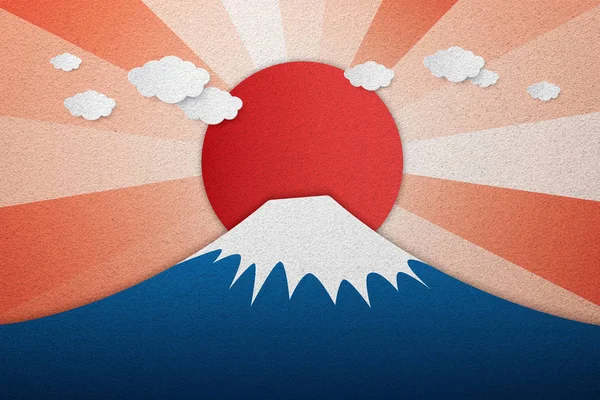 Гора Фудзі Захід Сонця Матове Скло Текстури Тла Облаштування Інтер — стокове фото