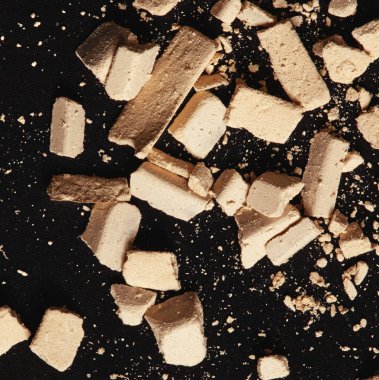 Düz yatıyordu. Üstten Görünüm. Güzellik ve kozmetik kavramı