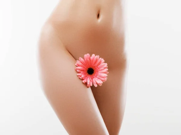 Vücut Bakımı ve temiz cilt. Depilasyon kavramı. Güzel kadın için ağda. Brezilyalı lazer saç kaldırma bikini çizgisi ve seksi vücut şekilleri. Spa seksi kadın