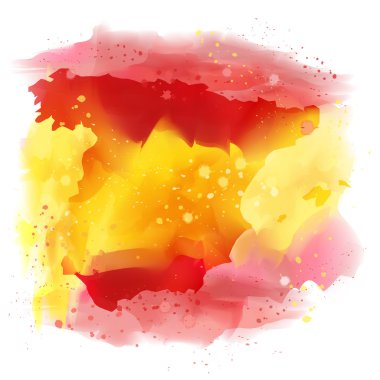 vektör harita İspanya suluboya boya