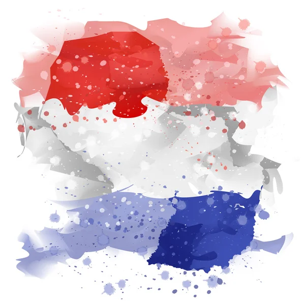 Harita Paraguay suluboya boya vektörler