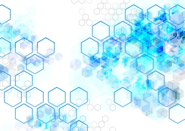 geometrik altıgen soyut vektör arka plan