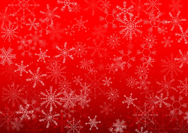 Vektor Hintergrund Weihnachten Schneeflocke Design — Stockvektor