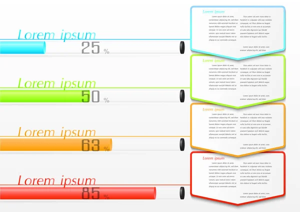 Ilustração vetorial Design de diagrama de layout de fluxo de trabalho infográfico — Vetor de Stock
