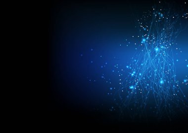 vektör arka plan tasarlamak teknoloji iletişim verisi bilim