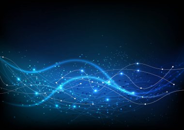 vektör arka plan tasarlamak teknoloji iletişim verisi bilim