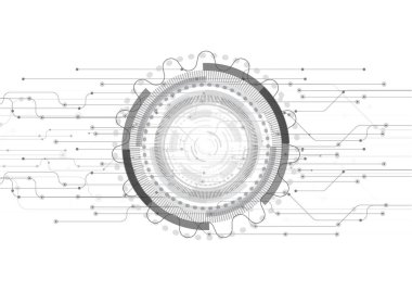 vektör beyaz arka plan tasarlamak teknoloji iletişim verisi S