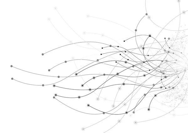 vektör beyaz arka plan tasarlamak teknoloji iletişim verisi S